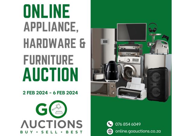 Online Appliance, Hardware & Furniture Auction 4